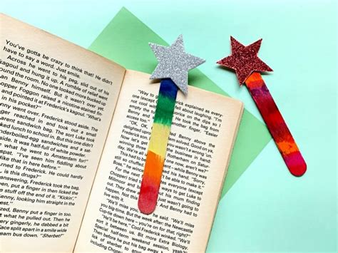 Craft Stick Star Bookmarks For Kids Juggling Act Mama