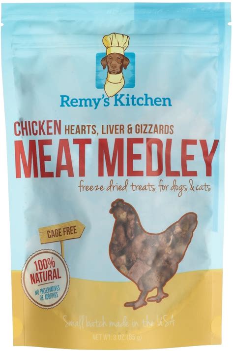 Remys Kitchen Chicken Hearts Liver And Gizzards Meat Medley Freeze