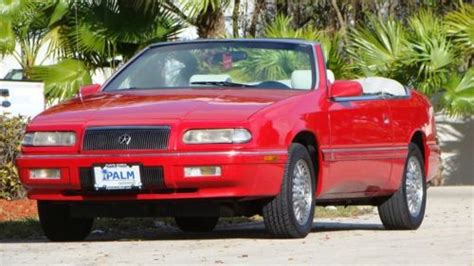 Find Used 1995 Chrysler Lebaron Lx Convertible One Florida Owner 60000