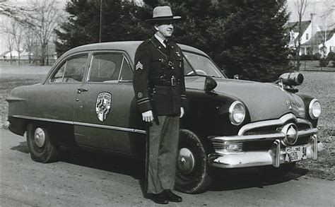 Photo Md Maryland State Police 1950 Rick Jacoby Album Copcar Dot