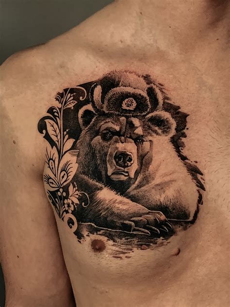 Aggregate More Than 80 Russian Bear Tattoo Super Hot Incdgdbentre