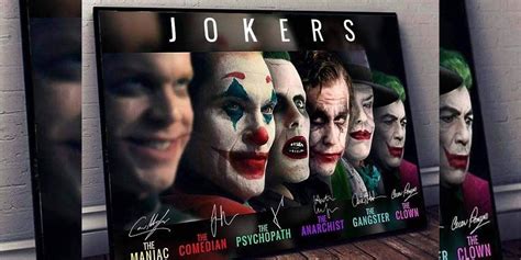 All Live Action Jokers Unite In Awesome Fan Made Poster