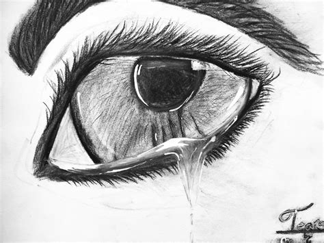 Charcoal Eye Drawing Eye Drawing Drawings Artwork
