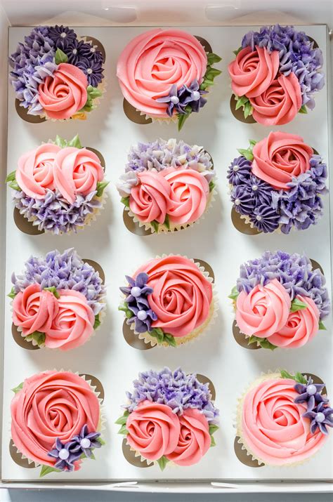 Flower Cupcakes Decorating Ideas Cupcake Recipes Dessert Decoration