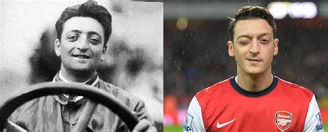 Mesut Özil Looks Like Enzo Ferrari Lookslike