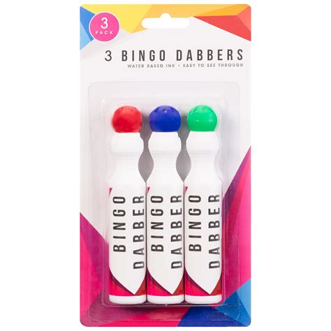 Bingo Dabbers 4 Pack Stationery Bandm