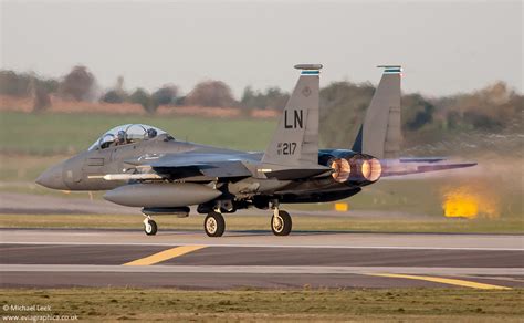 Usafe F 15e Strike Eagle Af97 217 Taking Off From Raf Lak Flickr