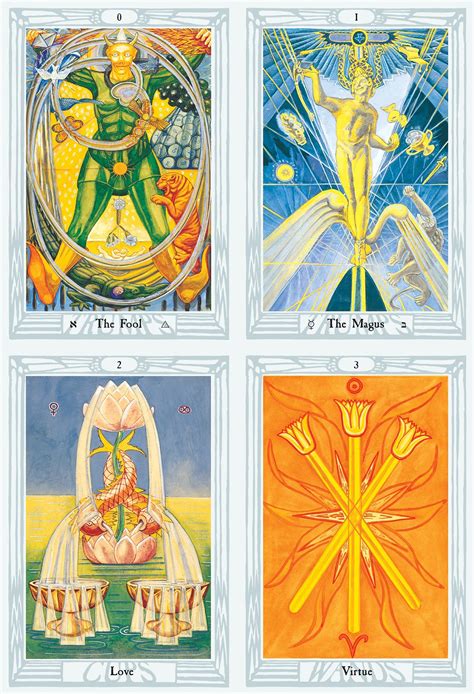 Thoth Tarot Cards Usg White Box Edition Ca 1972 The Tarot Garden