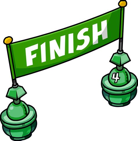 Similar with finish line png. The Marathon's Finish Line - Finish Line Club Penguin ...