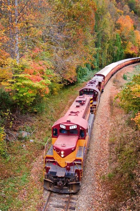 The Great Smoky Mountains Railroad Bryson City North Carolina Train