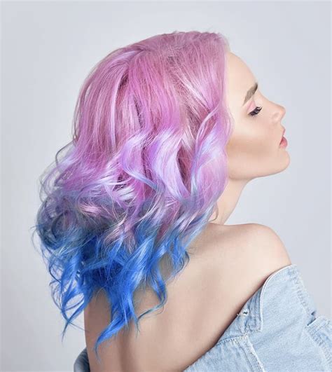 Cotton Candy Pink Ombre Hair