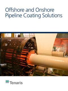 Offshore and Onshore Pipeline Coating Solutions / offshore-and-onshore