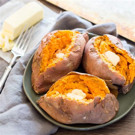 This is your ultimate guide to making a perfectly baked potato with a. How to Microwave A Sweet Potato {EASIEST WAY} - Basil And ...