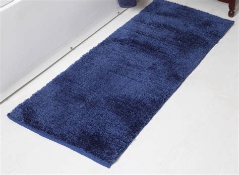 Addy Home Plush Collection Bath Rug or Runner - NAVY (24 in x 60 in
