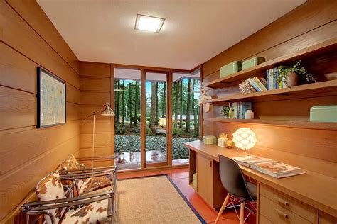 15 Inspirational Mid Century Modern Home Office Designs