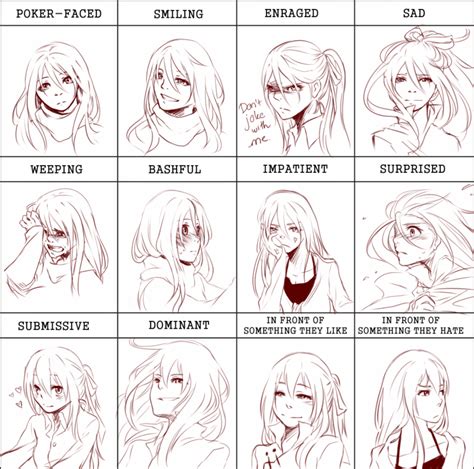 Pixiv Expression Meme With Anna By Houdidoo On Deviantart Drawing