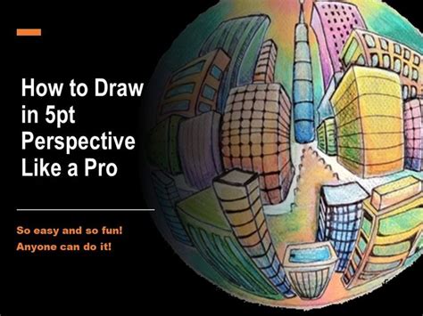 How To Draw In Five Point Perspective An Easy And Fun Art Lesson