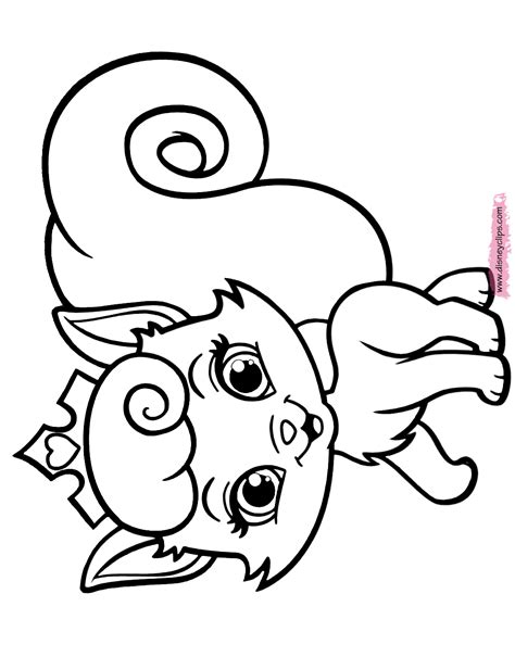 30 printable cat coloring pages your toddler will love. Palace Pets Coloring Pages (2) | Disneyclips.com