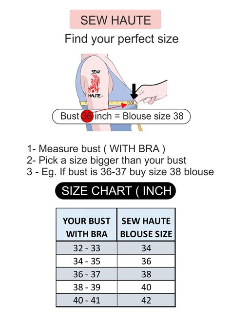Sew Haute Choli Blouses How To Measure Yourself To Select The Correct