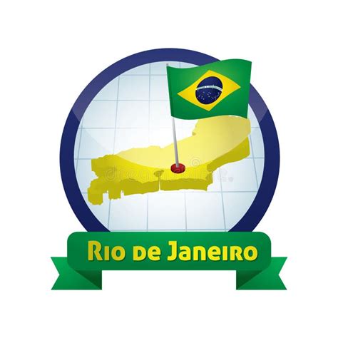 Rio De Janeiro Map Stock Illustrations 860 Rio De Janeiro Map Stock
