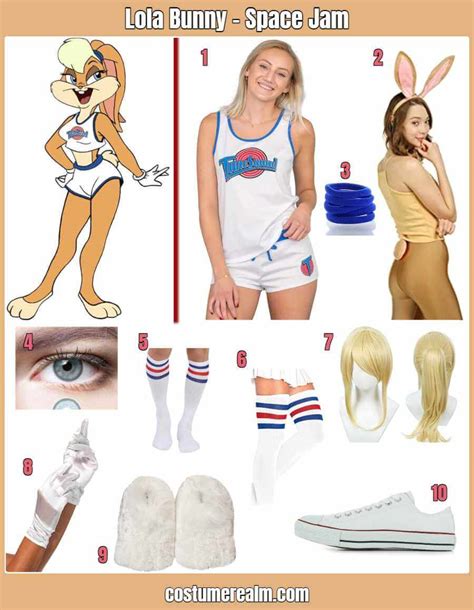 lola bunny space jam costume for cosplay halloween 2023 43 off