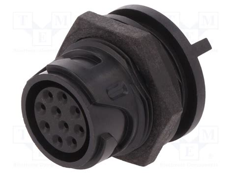 Pxp401310spc Bulgin Connector Circular Socket Female Pin 10