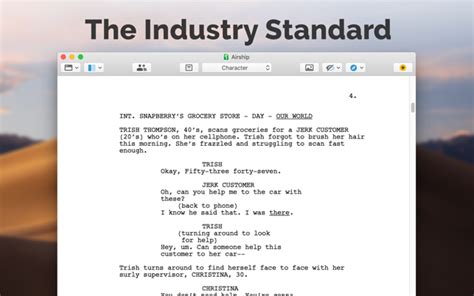 final draft industry leading screenwriting software 11 1 3 macdrop