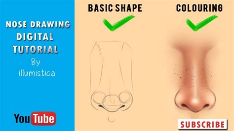Because animes are supposed to focous on the feelings of their characters, so the faces are but generally there is no real, logical explanation for this: NOSE DRAWING - BASIC SHAPE + COLOURING DIGITALLY  ART TUTORIAL  | Nose drawing, Basic shapes ...