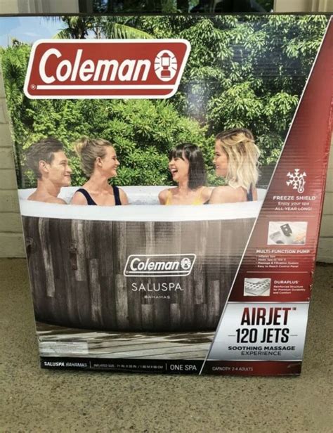 Coleman Saluspa 71 X 26 Bahamas Airjet Inflatable Hot Tub Spa 4