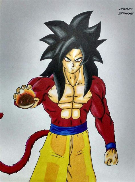 Goku Ssj 4 Proceso De Dibujo •anime• Amino