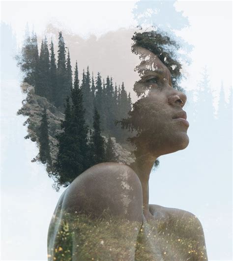 Dramatic Double Exposures That Blend Portraiture And Nature Photography Double Exposure