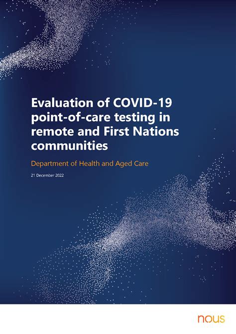 Evaluation of COVID-19 point-of-care testing in remote and First