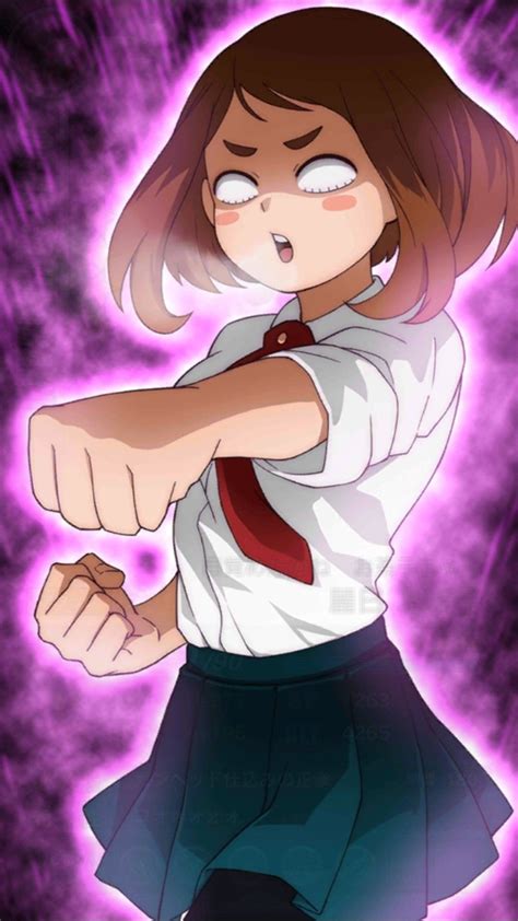 Ochaco Uraraka Boku No Hero Academia Mha Konosuba Anime Anime Art