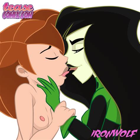 Kim And Shego Kiss By Ironwolfxxx Hentai Foundry