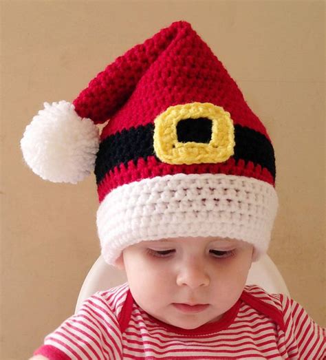 Santa Hat Pattern By Dorianna Rivelli Crochet Baby Hats Crochet