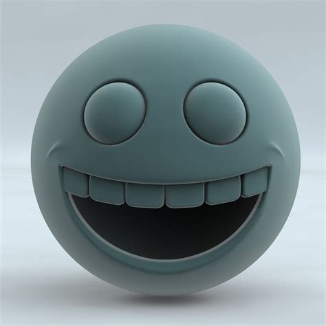 Smiley Face 3d Model Cgtrader