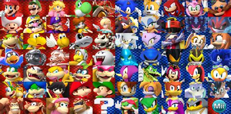 Mario And Sonic Character Select By Mariovssonicfan On Deviantart