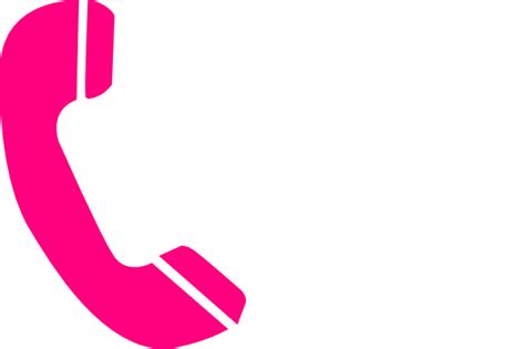 Telephone Pink Phone Clip Art At Vector Clip Art Online