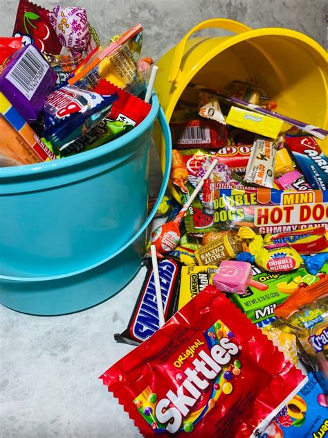 sweet tooth bucket candy box candy bucket candy jar etsy