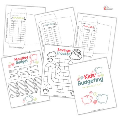 Teaching Our Kids To Budget Free Kids Budget Printables