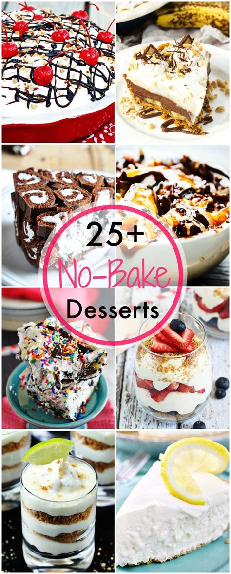 Over 25 No Bake Desserts Easy No Bake Desserts