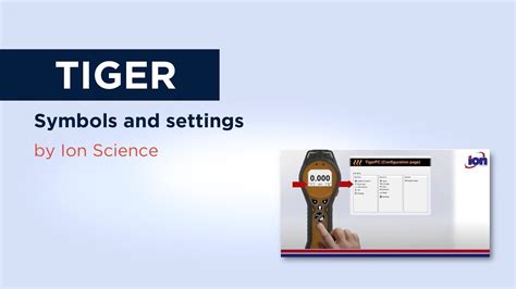 Symbols And Settings On The Tiger Handheld VOC Detector YouTube