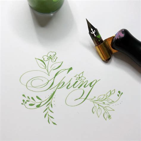Spring Is Here Rcalligraphy