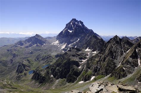 Mountainous Landscape With Peaks Image Free Stock Photo Public