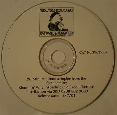 Ratpack Kenny Ken Absolute Old Skool Classics 2001 Cdr Discogs