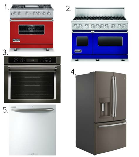 New Appliance Colors For Our Kitchens Yes Please