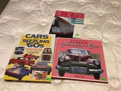 Automotive Reference Books Cars Of The Sizzling 60s Fins Of The