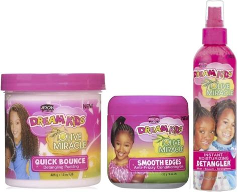 African Pride Dream Kids Olive Miracle Quick Bounce Pudding Instant