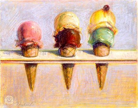 You Scream Ice Cream Miss Mistys Art Class Wayne Thiebaud Ice Cream Art Art Class