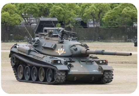 Type 74 Mbt Main Battle Tank Of The Japan Ground Self Defense Force